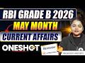 RBI Grade B 2026 | Complete May Current Affairs In One Shot | RBI Phase 1 CA Marathon Class