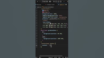 Aurora Text Effect with HTML & CSS