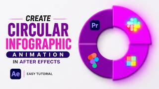 Create a Modern Circular Infographic Animation in After Effects | Easy Motion Graphics Tutorial