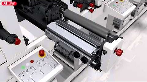 Nilpeter · Animación 3D de Flexo FB-3300