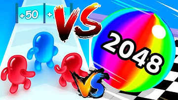Join Blob Clash 3D Ball Run 2048 All Levels Gameplay Android✓ios✓ Ep3