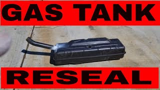 Cleaning and resealing gas tank 67 VW bus  Full Restoration
