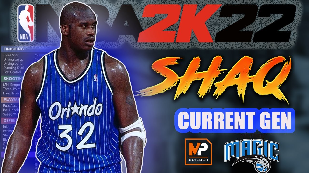 BEST CENTER BUILD 2K22 CURRENT GEN ( Shaq ) YouTube