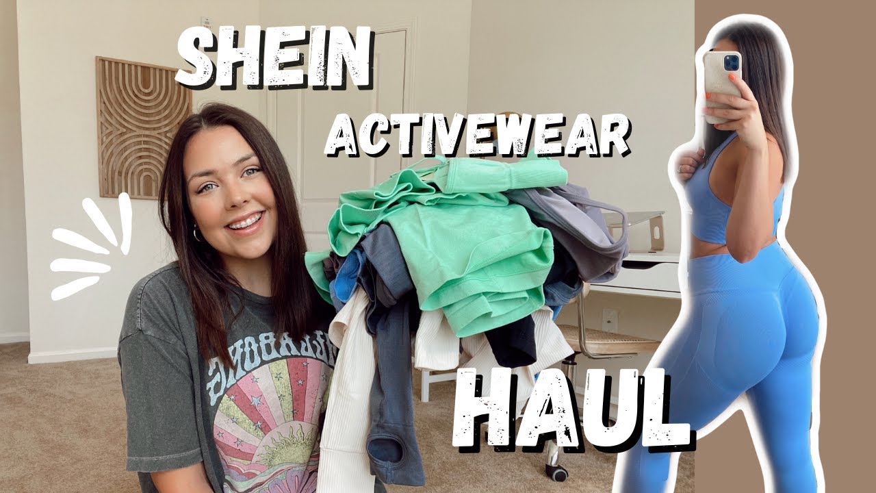 SHEIN ACTIVEWEAR TRY ON  affordable workout sets, seamless leggings, is it  really good?? 