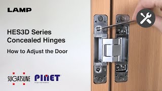 3-WAY ADJUSTABLE CONCEALED HINGE | PINET INDUSTRIE by Pinet Industrie, charnières et verrouillages 1,594 views 1 year ago 2 minutes, 44 seconds