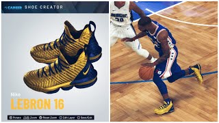 custom lebron 16 2k20