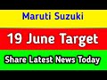 maruti suzuki share latest news today || maruti suzuki share latest news