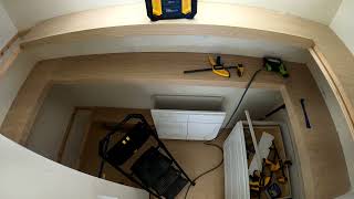 Installing Floating Shelves in A Pantry Time Lapse