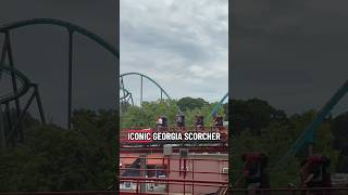 #Themepark Riding the Stand up Georgia Scorcher. From “Six Flags over Georgia May 2026 Vlog.