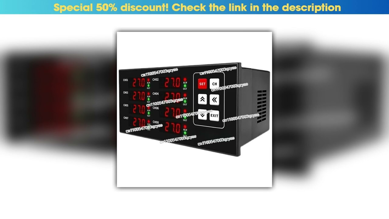 Flash Sale 2-channel 6-channel 8-channel PID Temperature Control Upper and Lower Limit Control Inte