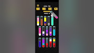 Map 702 Solution||Color Water Sort 3D!