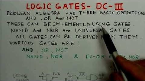 Logic Gates-Digital Circuits-A conceptual Video Lecture