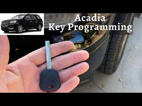 How To Program A GMC Acadia Key 2007 - 2016 DIY Transponder Ignition Tutorial