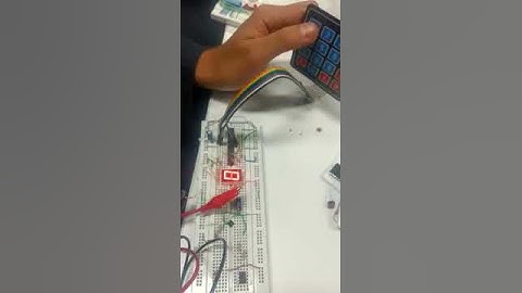 Teclado Matricial Funcionamiento en Display 7 segmentos