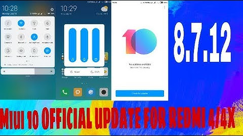 Miui 10 Official Update For Redmi 4/4x | new features | Global Beta 8.7.12  #2018