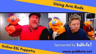 How to use arm rods with your hand puppet
