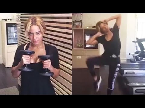 Beyonce Shares Awesome Workout VIDEO #GimmeFive
