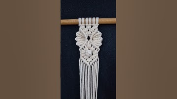 Macrame design for wall hanging #macrame #macrametutorial #diy #macramewallhanging #wallhanging