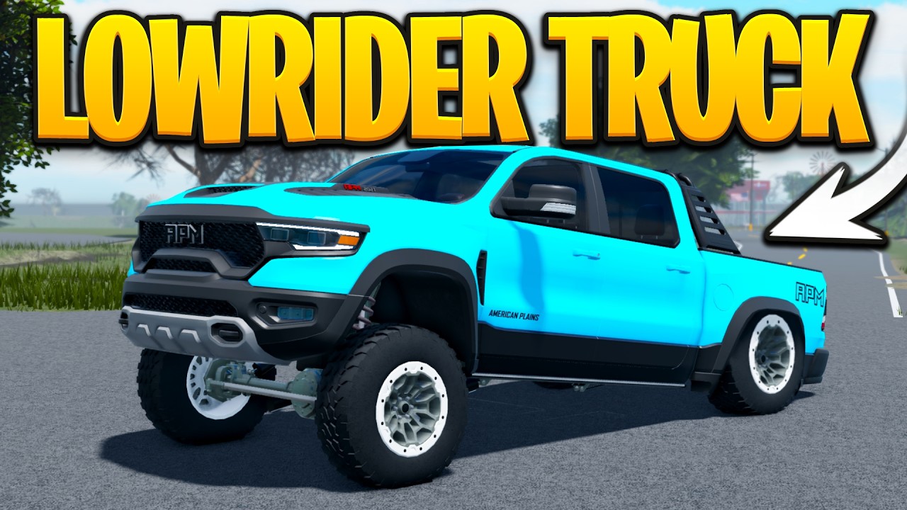 I Made CRAZY Low Rider Trucks in APM | Roblox American Plains Mudding ...