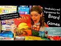 Board Games Vocabulary Quiz