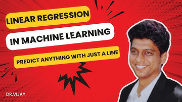 Linear Regression in Machine Learning – Predict Anything with Just a line #ml #ai #linearregression