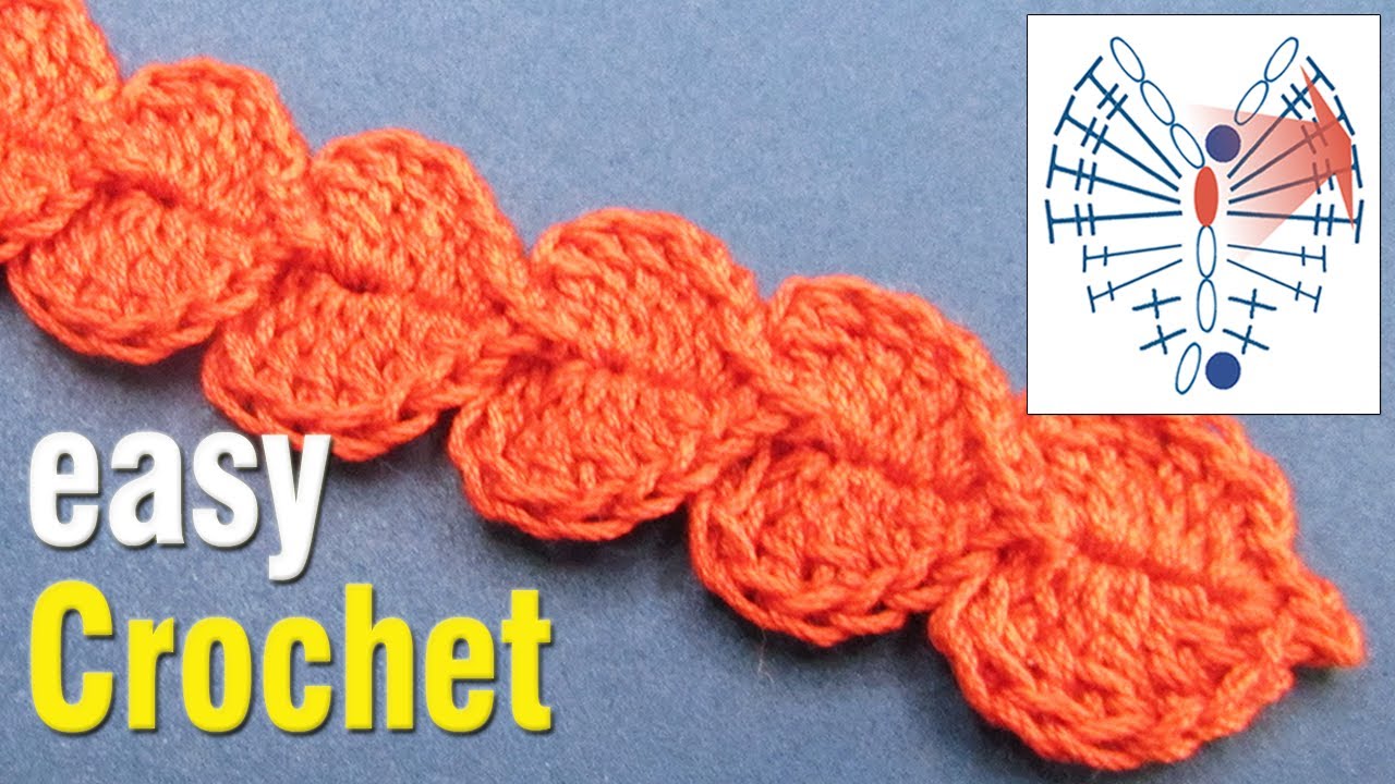 Easy Crochet: How to Crochet a simple Hearts Cord. Free hearts cord pattern and tutorial.
