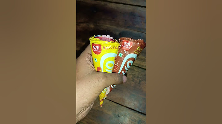 🤤🤤 Tasty Kwality Wall's Double Chocolate And Butterscotch Cornetto ice Cream 🍨🍨 | #icecream #viral