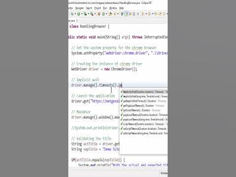 Selenium Interview Questions & Answers : 29. Implicit Wait - YouTube