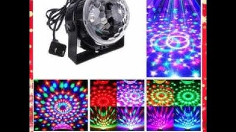 Đèn trang trí sân khấu, Karaoke, cảm biến theo nhạc, xoay 360 độ - Rẻ và Chất nhất Việt Nam