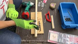 【DIY主婦】空中ブランコ作り（Aerial Swing）