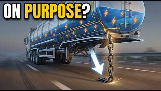 Why Do Trucks Have Chains Hanging Under Them?
