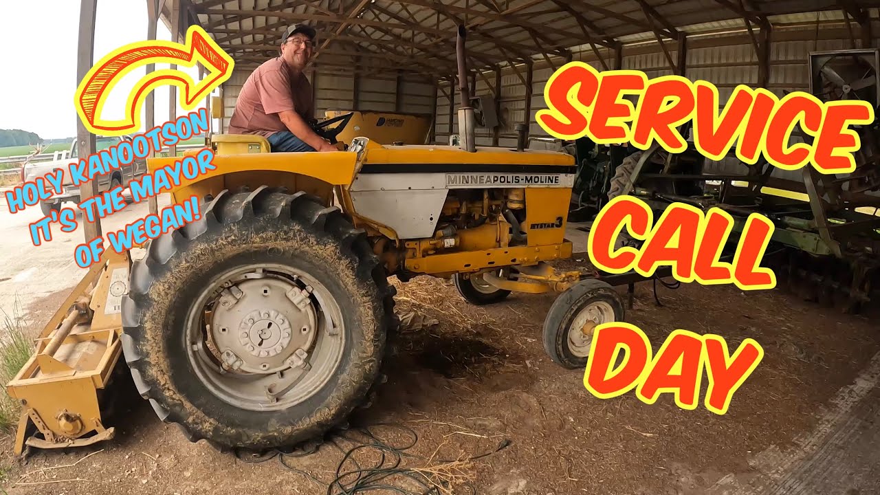 SERVICE CALL DAY! Minneapolis Moline Jetstar 3 Float repair