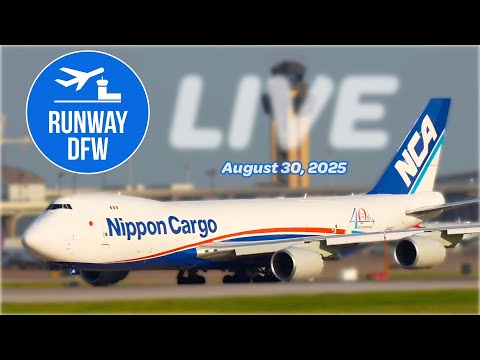 LIVE 🔴 DFW Airport ✈️ Saturday plane spotting 🌟 August 30, 2025