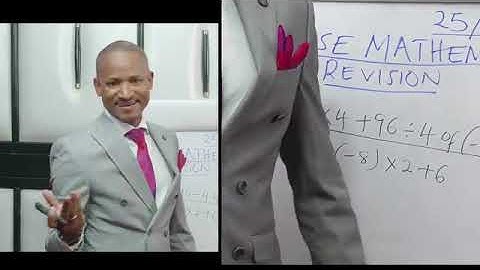 Professor Babu Owino KCSE Mathematics Revision Paper 1 and 2