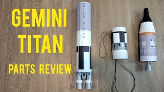 GEMINI TITAN Model Rocket- 3D Parts Review: Before The Build #rocketry #modelrockets Boyce Aerospace
