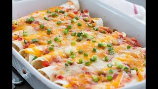 Cream Cheese Chicken Enchiladas