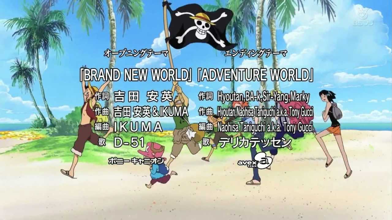 Hd 1080p One Piece Opening 6 Brand New World Singer D 51 Youtube