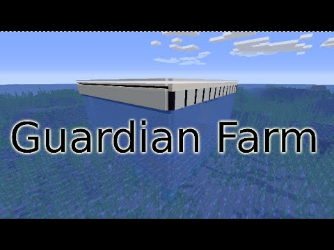 Minecraft Super Efficient Portal Guardian Farm