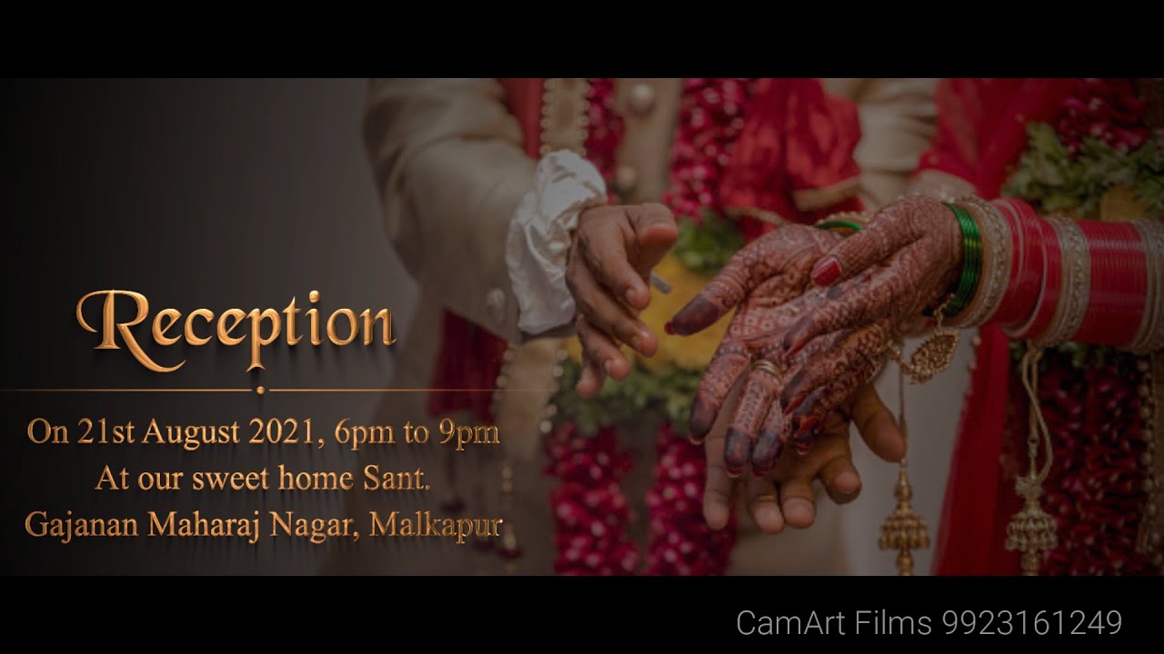 Wedding invitation video with new song - YouTube