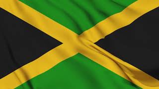 Jamaica Flag Waving Animation / 3D flag waving animation / free 4k stock footage screenshot 1