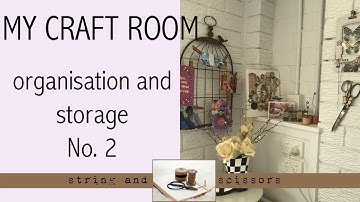 My Craft Room 2020 - organisation & storage No. 2: How I organise my (mainly) Tim Holtz ephemera