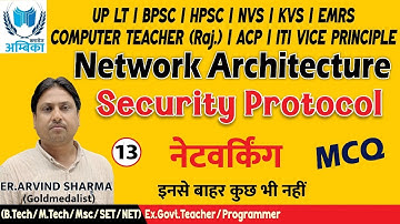 MCQ -13. Security Protocol || Network Architecture || Er. Arvind Sharma