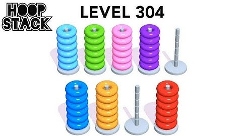 Hoop Stack Level 304 | Puzzle Game  | Complete Level