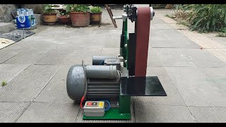 Use 220V 2.2KW Motor Make a Belt sander.How to Make a Belt Sander - DIY Belt Grinder