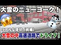 （前編）リアルな現状！大寒波のニューヨーク！大雪の中、高速道路をドライブ！ノーマルタイヤで走るとこうなる！