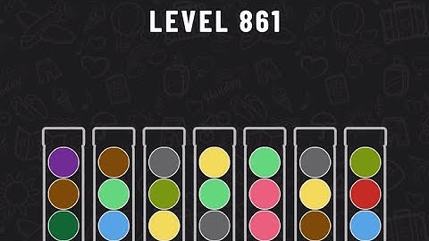 Ball Sort Puzzle Level 861 #ballsortpuzzle #ballsortpuzzlegameplay #puzzlegame #mobilegames