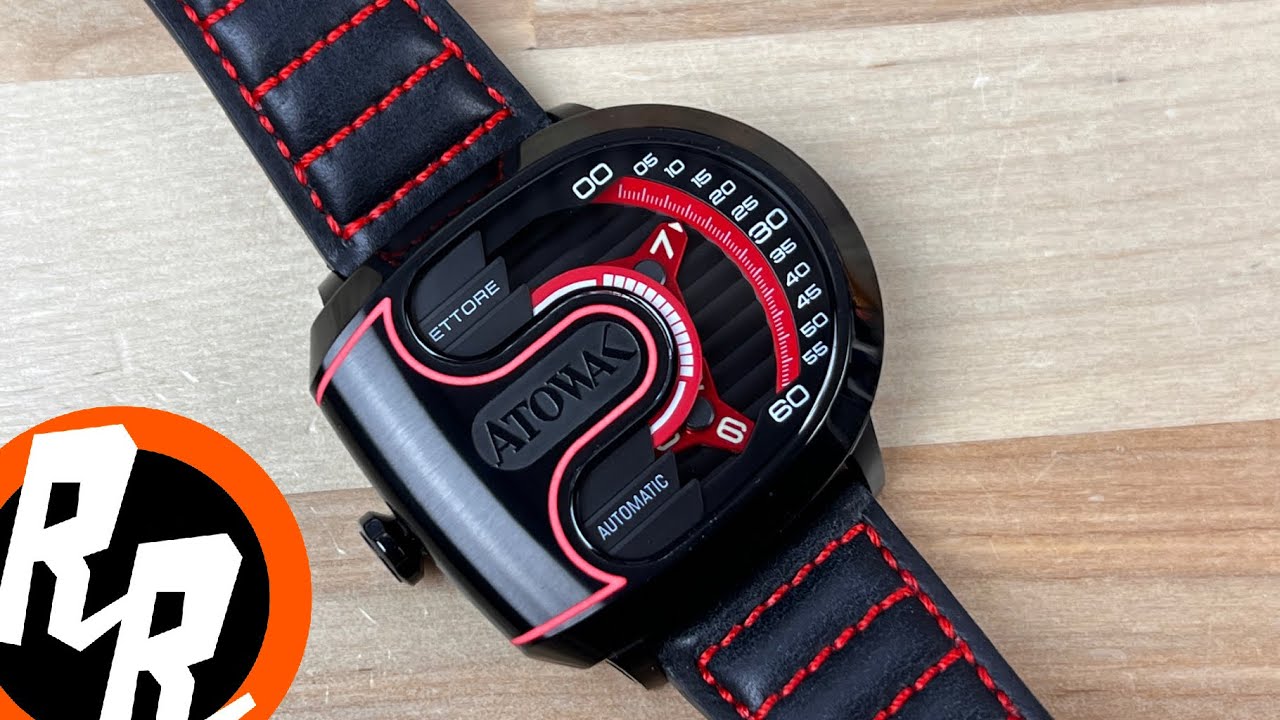 Atowak Ettore Drift Wandering Hour Watch - YouTube
