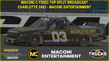 iRacing Fixed NASCAR Series Tutorial: Maconi C Fixed Truck Series at Charlotte, 24S2.