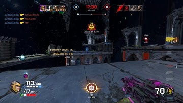 Quake Champions - Dark Angel Achievement Guide - Practice Bot Matches in The Longest Yard CTF