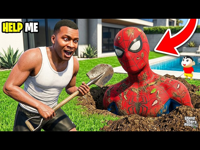 Franklin Try To Save Abandoned SPIDERMAN & Give Him Super Power😱 Most Shocking Life Story